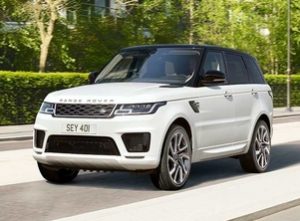 Range Rover electric charging vehicle
