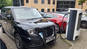 London Electric Vehicle Company (LEVC) London Taxi charging